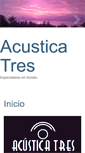 Mobile Screenshot of acusticatres.com